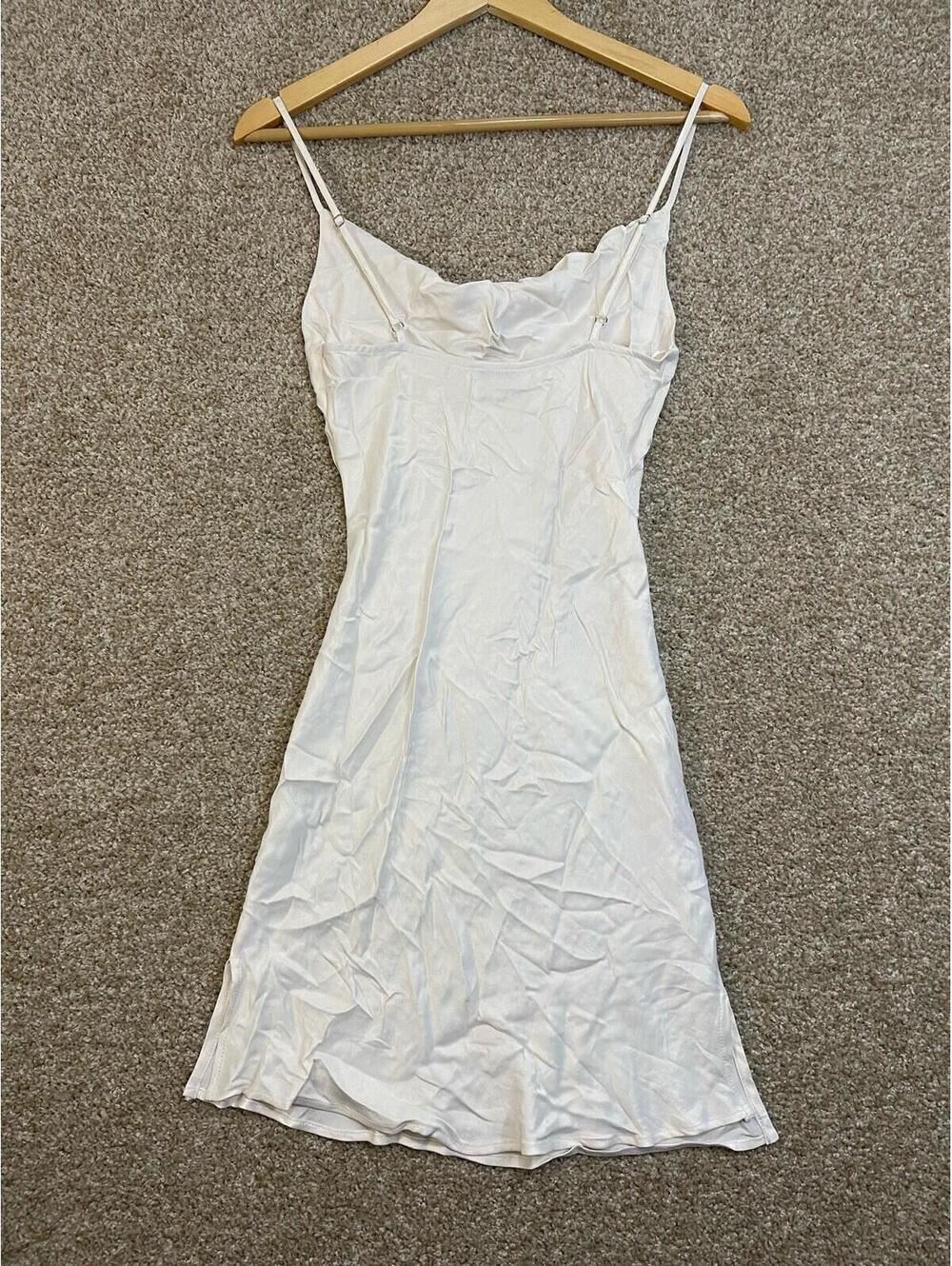 Bershka Women's‎ White Dress Size S